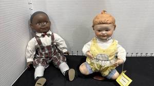 lot 1039 image: Ashton Drake porcelain baby and porcelain doll
