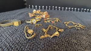 lot 1202 image: Womens jewelry including watches
