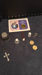 lot 1247 image: Thimbals, coins and commemorative  The Prince of Wales and Lady Diana coin