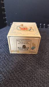 lot 1248 image: The Minature World of Peter Rabbit mini books