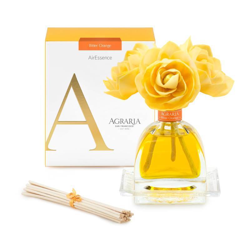 lot 1048 image: AGRARIA Bitter Orange AirEssence Reed Diffuser Set, 7.4 fl oz - Retail $136