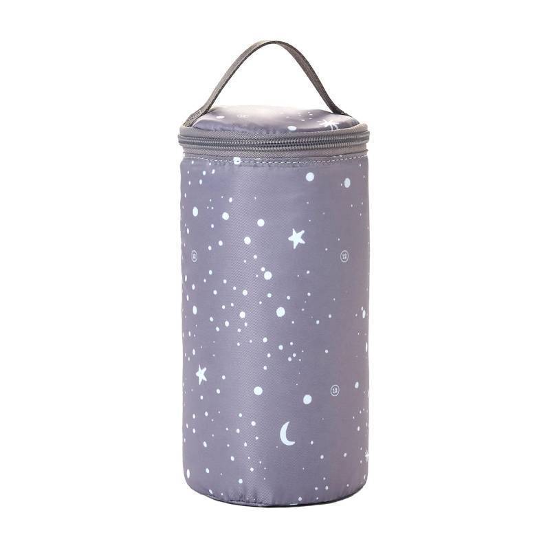 lot 1062 image: TWELVElittle Insulated Bottle Pouch, Portable Baby Bottle Cooler Bag, Practical Bottle Warmer for Travel &amp On The Go, Breastmilk Storage Bag - Star Retail $13