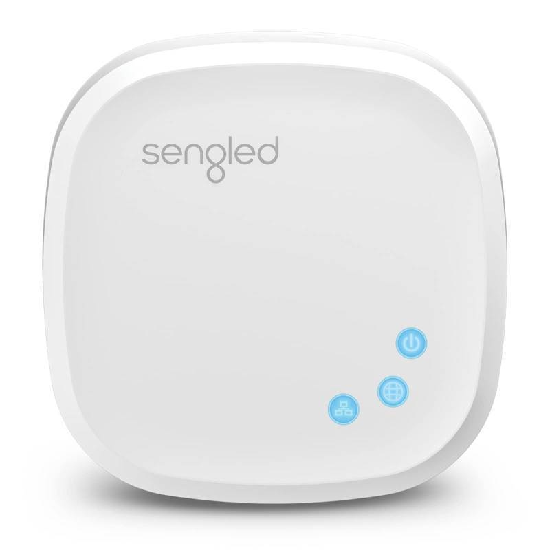lot 1026 image: Sengled Smart Light Control Hub Compatible with Alexa and Google Assistant, Homekit, Siri, Smart Hub, 1 Pack, White Retail $29