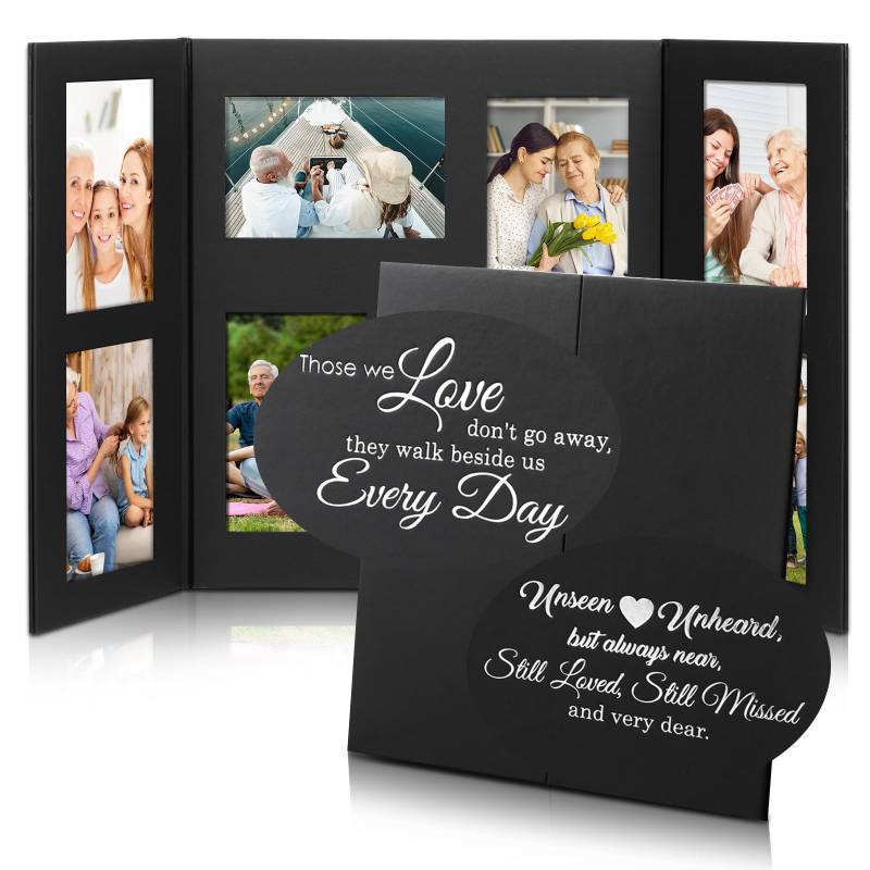 lot 1039 image: Tellingyou In Loving Memory Picture Frame for 4 x 6 Photographs Memorial Picture Frame Funeral Bereavement Sympathy Gifts for Loss of Loved One in Memory of Loved One Photo Retail $27