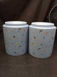 lot 1029 image: Ceramic Planter Light Blue - Opalhouse - Retail $15