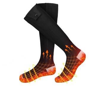 lot 1074 image: Heated Socks, Electric Heated Socks for Men Women, Rechargeable Battery Heat Insulated Sox Up to 8 Hours, Winter Washable Thermal Socks Foot Warmer for Outdoor Camping Skiing Fishing Hunting - Retail $43