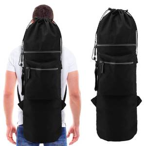 lot 1089 image: Skateboard Bag for Men WaterProof Skateboard Backpacks Bag with Adjustable Shoulder Straps Portable Skateboard Case for Penny Board, Standard Board (Black) - Retail $26