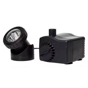 lot 1004 image: .03 hp HP or 400 GPH Low Water Shut-Off Fountain Pump with LED Light