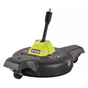 lot 1026 image: RYOBI 12 in. 3100 PSI Electric Pressure Washer Surface Cleaner with Caster Wheels