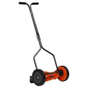 lot 1043 image: 14 in. 4-Blade Manual Walk Behind Reel Lawn Mower