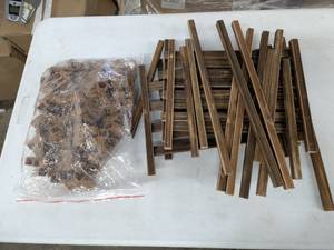 lot 2019 image: Wood Bars With Connector Pieces