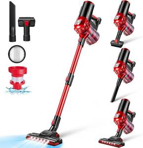 lot 2031 image: elezon A200 Cordless Vacuum Cleaner, Stick Vacuum with Powerful Suction, Max 38 Mins Runtime, Rechargeable Battery, HEPA Filter, Portable Lightweight Vacuum Cleaners for Home, Hard Floor, Pet Hair