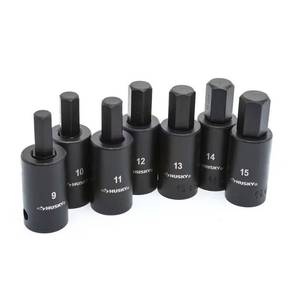 lot 2062 image: 12 in. Drive Hex Bit Impact Socket Set MM (7-Piece)