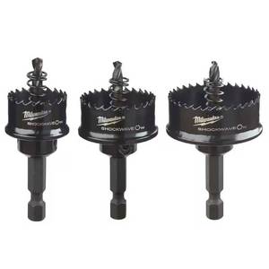 lot 2063 image: SHOCKWAVE Thin Wall Hole Saw Kit (3-Piece)