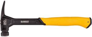 lot 2067 image: DEWALT 20 oz. Steel Rip Claw Nailing Hammer DWHT51004