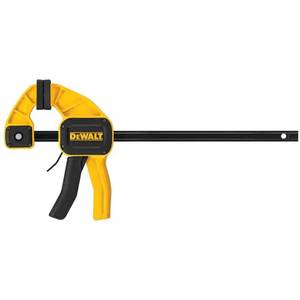 lot 2068 image: DEWALT 12 in. 300 lb. Trigger Clamp w3.75 in. Throat Depth