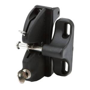 lot 2142 image: D&D Black Two-Sided Key-Lockable General Purpose Gate Latch