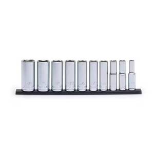 lot 2150 image: Husky 38 in. Drive Deep SAE Socket Set (10-Piece)