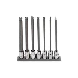 lot 2164 image: Husky Long Ball End Bit Socket Set Metric (7-Piece)