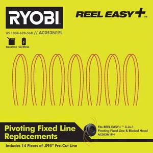 lot 2176 image: REEL EASY .095 Pivoting Fixed Line Replacements (14-Pieces)