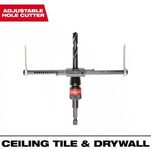 lot 2184 image: Milwaukee 2 in. to 7 in. Adjustable Hole Saw Cutter