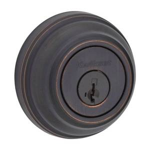 lot 2188 image: Kwikset SmartKey Venetian Bronze Metal Deadbolt