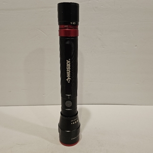 lot 2208 image: Husky 1500 Lumens Dual-Power Focusing LED Rechargeable Flashlight 3 Modes NOT INCLUDED USB Port and Rechargeable Battery