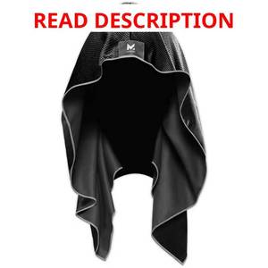 lot 2244 image: Unisex 1-Size Fits Most Cooling Hoodie Assorted Colors is black white and gray