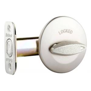 lot 2251 image: Kwikset Henley Satin Nickel Metal Single Sided Deadbolt