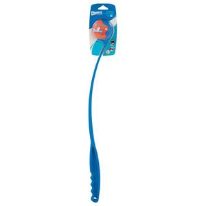 lot 3016 image: Chuckit Multicolored Plastic Ball Launcher Ball Launcher Medium With 2 Extra Balls