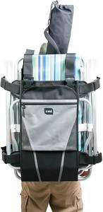 lot 3019 image: Folding Chair Carrying Bag - Large Beach Chair Backpack -Beach Accessories Must Haves - Beach Chair Carrying Bag - 2025 Version Reinforced and Stronger Zippers