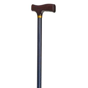 lot 3030 image: Duro-Med Aluminum Adjustable Foot Cane with Derby-Top Handle