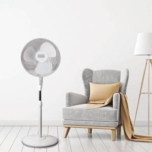 lot 3062 image: BLACKDECKER 16 -in Stand Fan with Remote,