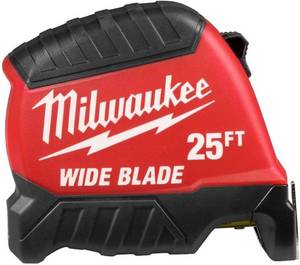 lot 1089 image: Milwaukee Electric - 25FT Wide Blade Tape Measure