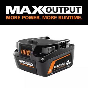 lot 1096 image: $129 18V 4.0 Ah MAX Output Lithium-Ion Battery