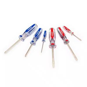 lot 1106 image: Philips and Slotted Screwdriver Set with Acetate Handles (6-Piece)
