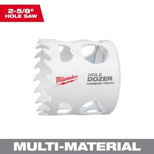 lot 1116 image: Milwaukee Hole Dozer 2-58 in. Carbide Tipped Hole Saw 1 pc