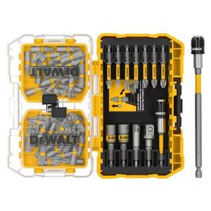 lot 1118 image: DEWALT MAXFIT ULTRA 14 in. Hex Steel Screwdriving Bit Set (60-Piece)