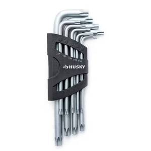 lot 1121 image: Magnetic Tamperproof TORX L-Key Set (9-Piece)