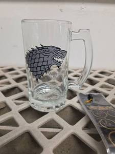 lot 319 image: House of Dragon Game of Thrones Beer Mug - Retail $0