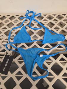 lot 356 image: SHERRYLO Sheer Bikini Swimsuit See Through G String Thong Bikinis for Women Medium - Retail $20
