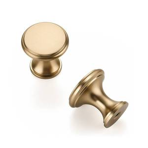 lot 367 image: HOME EDIT Champagne Bronze Cabinet Knobs Zinc Pulls Round-10 Style, 5 Pack - Retail $7