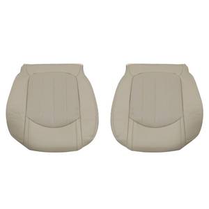 lot 432 image: SecosAutoparts Driver & Passenger Bottom Perforated Leather Replacement Seat Covers Compatible with Chevy TraverseGMC Acadia 2008-2017 Compatible with Buick Enclave 2008-2012#392 Light Cashmere Tan - Retail $47