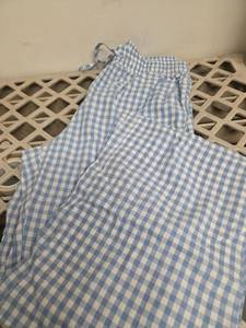 lot 454 image: Medium Checkered Blue Pants - Retail $0