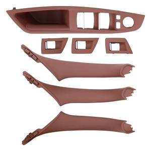 lot 478 image: ApplianPar 7Pcs Driver Side Window Switch Door Handle Front Rear Left and Right Interior Inner Armrest Panel Pull Handle Trim Cover for BMW 5 Series 520 523 525 528 530 535 2010-2015 - Retail $26