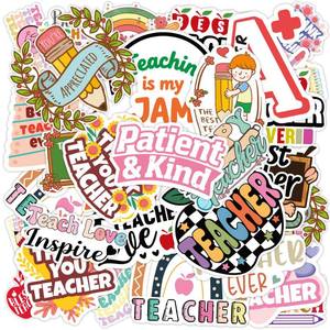 lot 523 image: Teacher Appreciation Gifts �� 100 PCS Funny Teacher Stickers  Teacher Appreciation Decorations - Teacher Must Haves Supplies Stuff Essentials Games Toys Gifts for School Classroom Students - Retail $6