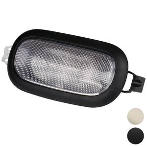 lot 533 image: TQPONLY Car Roof Light Interior Dome Lamp Assembly  Compatible with Dodge Ram Chrysler Jeep Accessories Parts  Replaces 5JG55DX9AD Inside Overhead Console Reading Light (Black) - Retail $21