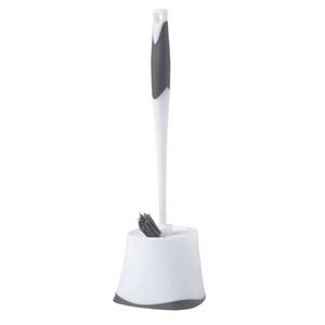 lot 47324 image: Clorox Corner Toilet Brush & Holder - Retail $9