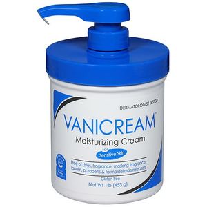 lot 47337 image: Vanicream Moisturizing Cream for Sensitive Skin with Pump - Unscented - 16oz - Retail $15