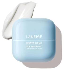 lot 47340 image: LANEIGE Water Bank Blue Hyaluronic Cream Moisturizer Hydrating Korean Face Cream with Squalane & Ceramide for Skin Barrier Support - Retail $38